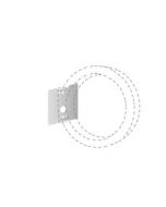 Cini & Nils Assolo wall and ceiling lamp junction box cover plate