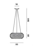 Foscarini Caboche Plus Sospensione Media spare part