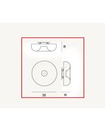 Foscarini Circus Piccola Soffitto Ersatzglas / Foscarini Circus Piccola Soffitto Replacement Glass