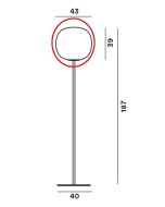 Foscarini Gem Terra Ersatzglas / Foscarini Gem Terra Replacement Glass