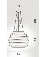 Foscarini Le Soleil Sospensione spare part
