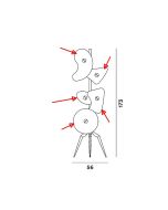 Foscarini Orbital spare part