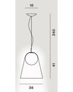 Foscarini Satellight Sospensione spare part