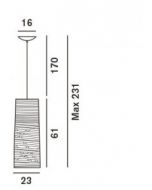 Foscarini Tress Sospensione Piccola spare part