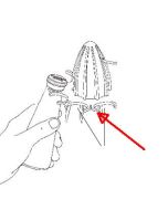 Ingo Maurer bottle holder campari light