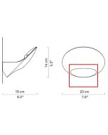 Luceplan Ersatz LED-Einheit zur Garbi