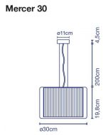 Marset Mercer 30 spare part