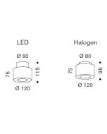 Serien Lighting Reef Ceiling LED and Halogen spare part