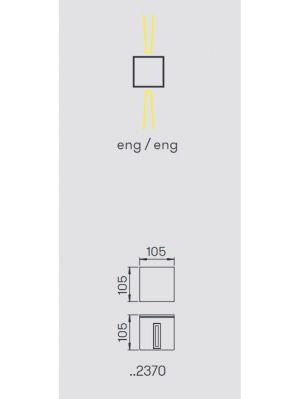 Albert Wall Spotlight 2370 light emission