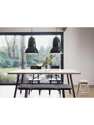 Anglepoise Original 1227 Giant Brass Pendant green