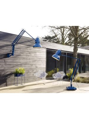 Anglepoise Original 1227 Giant Outdoor Floor Lamp blue (at the right)