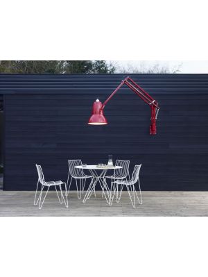 Anglepoise Original 1227 Giant Outdoor Lamp with Wall Bracket red