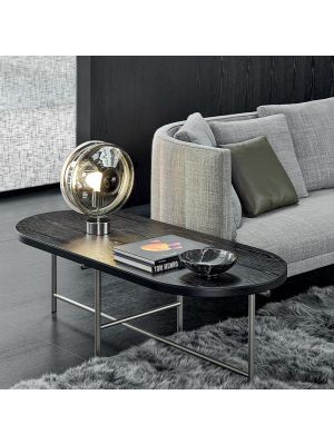 Bomma Orbital Table black, version silver