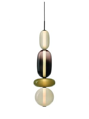 Bomma Pebbles Pendant Large Configuration 1-2 green