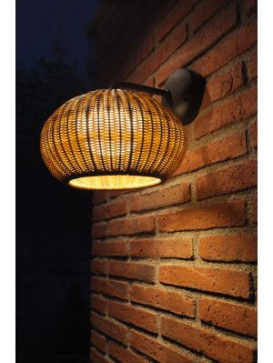 Bover Garota A/01 Outdoor wall bracket brown - shade brown