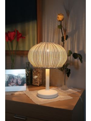 Bover Garota M/39 white lampshade white body