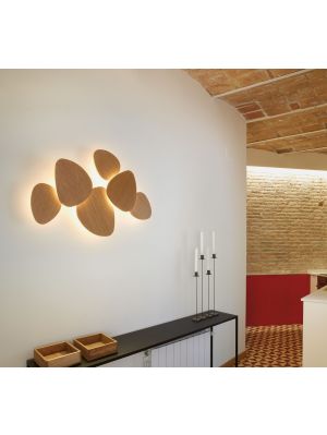 Bover Tria Set 6 natural oak