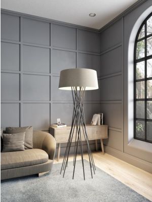 Byok Mikado L black, shade ivory