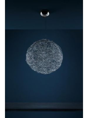 Catellani and Smith Fil de Fer Pendant LED 100 natural aluminum