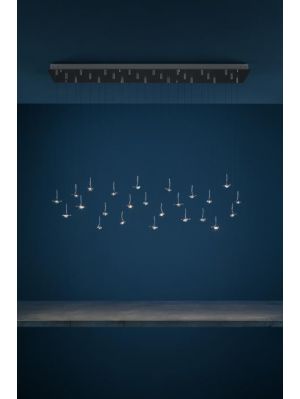 Catellani and Smith Jackie O Chandelier 15/20/24 rectangular with 20 lamps