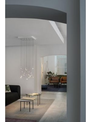 Catellani and Smith Jackie O Chandelier 15/20/24 square with 20 lamps