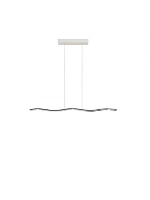 Escale Fluid pendant lamp 5-light smoothed aluminum