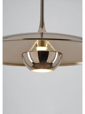 Florian Schulz Onos 40 Double Pull shade brass polished lacquered