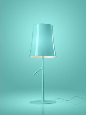 Foscarini Birdie LED Piccola Tavolo aquamarine