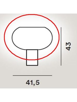 Foscarini Buds Tavolo 2 Ersatzglas / Foscarini Buds Tavolo 2 Replacement glass