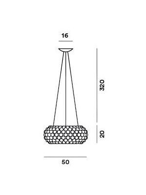 Foscarini Caboche Plus Sospensione Media spare part