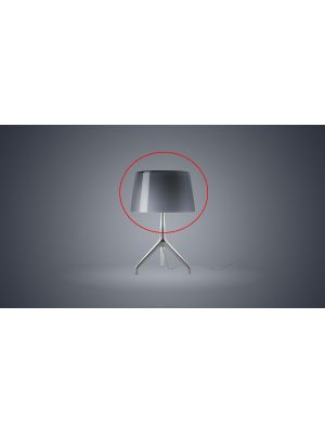 Foscarini Lumiere XXS Ersatzglas grau / Foscarini Lumiere XXS Replacement Glass grey