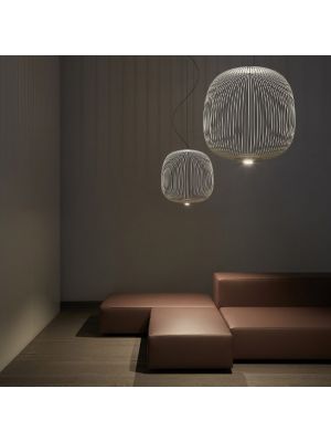 Foscarini Spokes 2 and Spokes 2 Large white