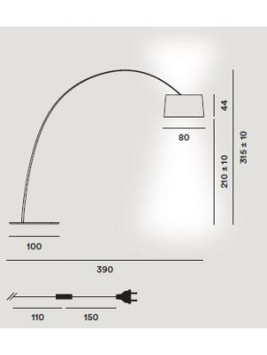 Foscarini Twice as Twiggy Terra spare part