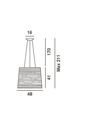 Foscarini Tress Sospensione Grande spare part