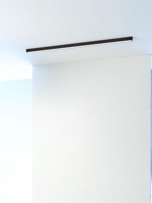 Gera Leuchten Ceiling Lamp 40x40x2400 blackbrown