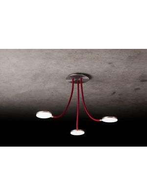 Holtkötter FLEX D3-Armfarbe rot, Oberfläche Aluminium / Holtkötter FLEX D3-arm colour red, Surface Aluminium