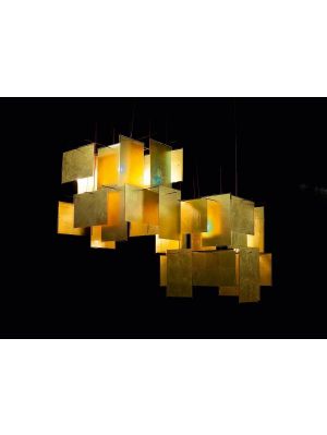 Ingo Maurer 1000 Karat Blau with Extension Module