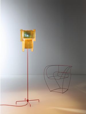 Ingo Maurer 24 Karat Blau Floor red