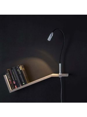 Less'n'more Kippling Zeus Book Shelf KI-Z aluminum, flex arm textile black