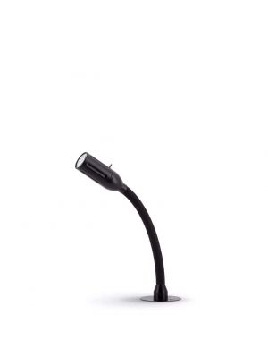 Less'n'more Zeus Recessed Light Z-EL1 black, flex arm textile black