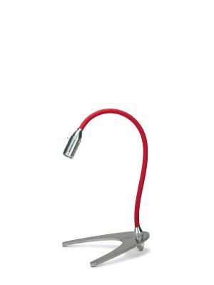 Less'n'more Zeus Table Light flexible arm red