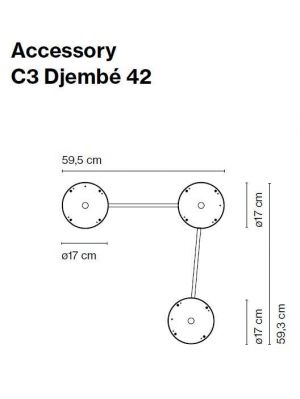 Marset Accessories C3 Djembe 42 (without lamps)