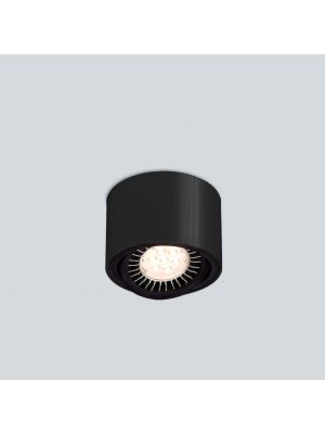 Mawa 111er round LED, dimmable black matt