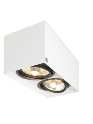 Mawa 111er square 2-lamps low-voltage white