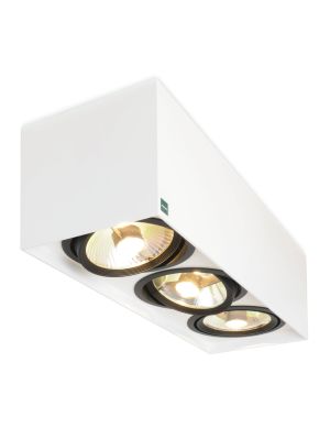 Mawa 111er square 3-lamps low-voltage white