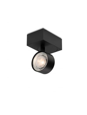Mawa Wittenberg 4.0 ceiling lamp asymmetric LED version 2, black with head black