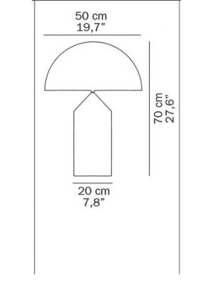 Oluce Atollo 233 spare part