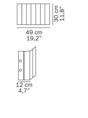Oluce Pin Stripe 119 spare part