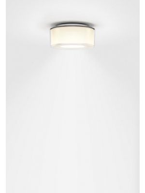 Serien Lighting Curling Ceiling Acryl clear / cylindrical opal M