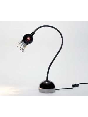Serien Lighting Poppy Table arm black, shade black violet
